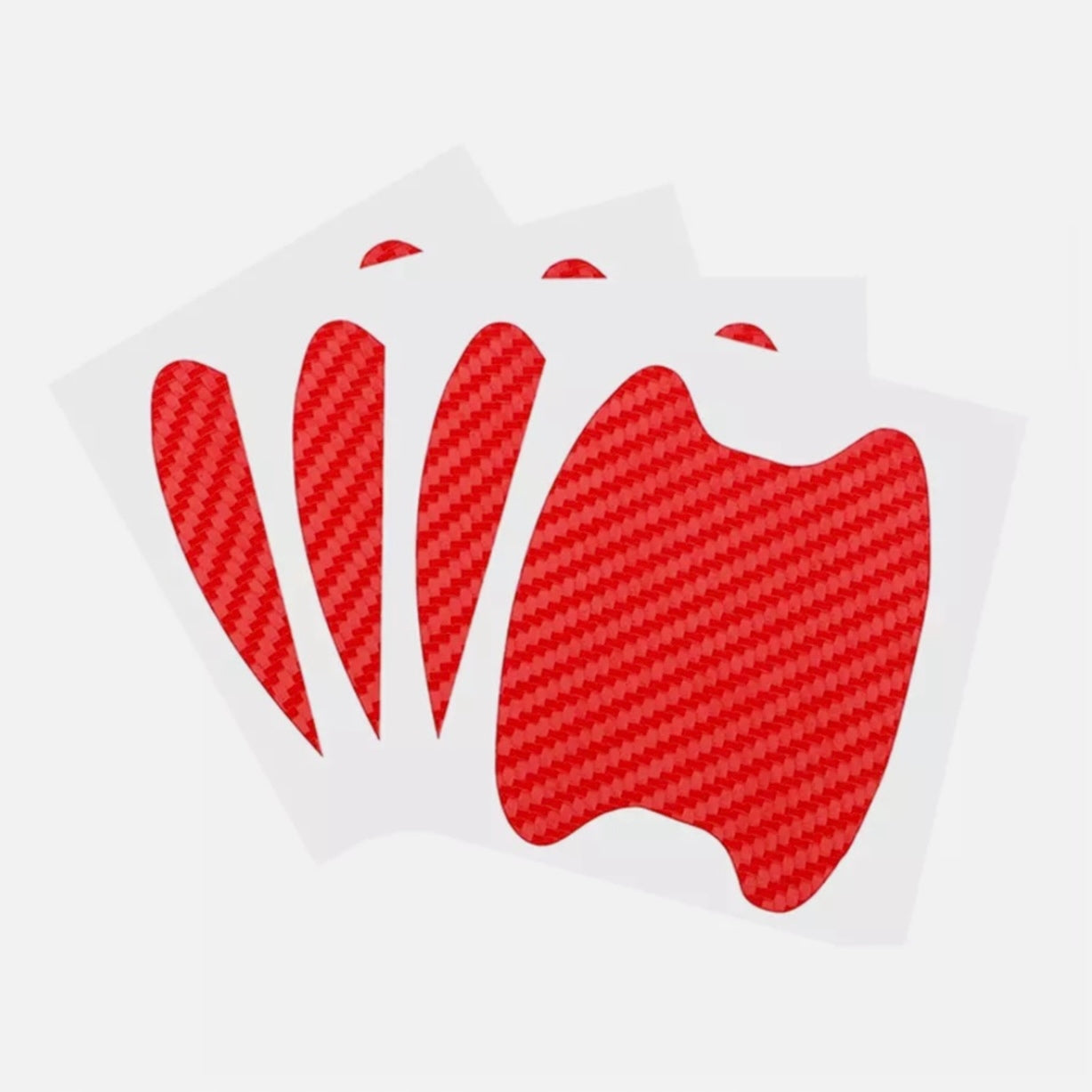 4x Folia Ochronna Pod Klamki Samochodu Carbon Nalepki Drivio24