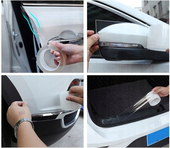 Taśma Ochronna Mocna Folia Na Progi Drzwi Samochodu Bezbarwna 3m Drivio24