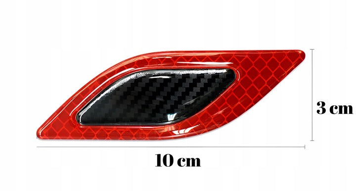 6x Naklejki Odblaskowe Na Samochód Nalepki Folia Ochronna 3D Drivio24