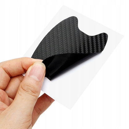 Naklejki ochronne carbon pod klamki drzwi Drivio24 4 szt