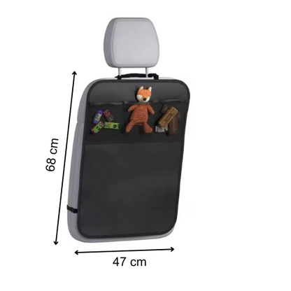 Pokrowiec na tylne siedzenie Samochodu z 3 kieszeniami do przechowywania wodoodporny ochraniacz Drivio24