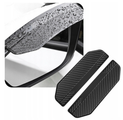 Nakładka Naklejka Na Lusterko Przeciwko Deszczowi Karbonowa 2 Szt Zestaw Drivio24