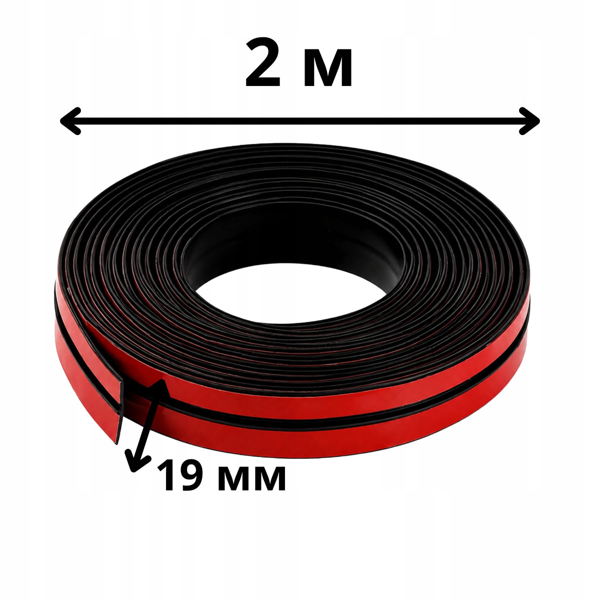 Uszczelka podszybia EPDM Drivio24 2 m 19 mm + rakla