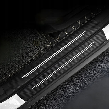 Nakładki na progi drzwi Drivio24 4 szt. carbon 3D ochrona + styl