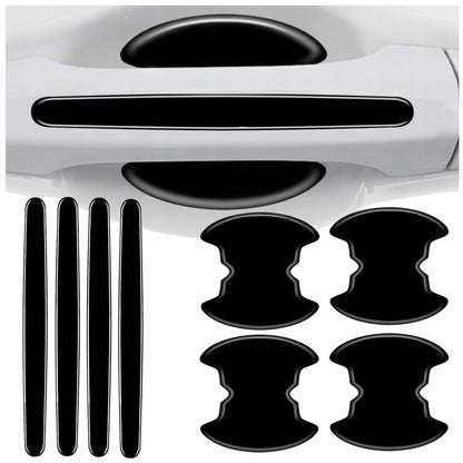 8x Mocna Folia Ochronna Pod Klamki Drzwi Samochodowe Naklejki Drivio24