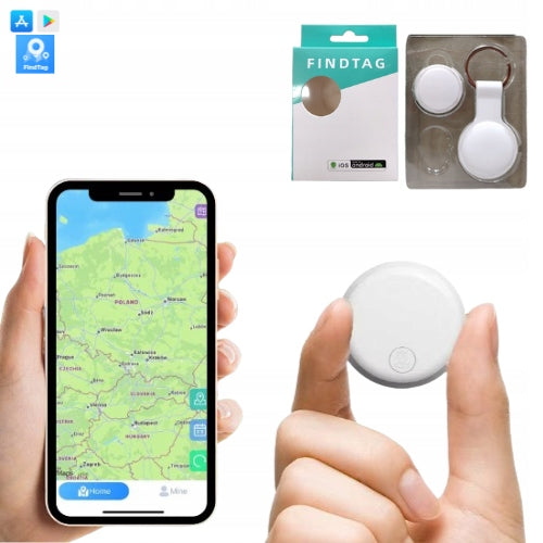 Lokalizator GPS Dla Kluczy Samochodu Działa z Android & IOS + Etui Brelok Drivio24