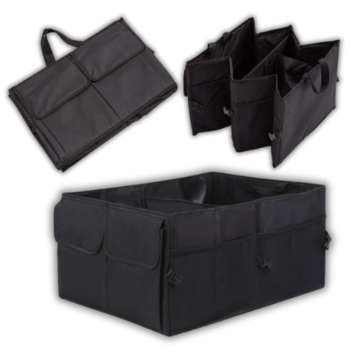 Organizer do Bagażnika Torba Auta Samochodu Kufer Samochodowy na Rzepy Duży Drivio24