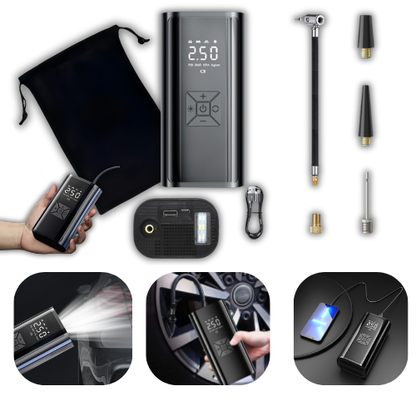 Kompresor Samochodowy Akumulatorowy Sprężarka Pompka Elektryczna Drivio24