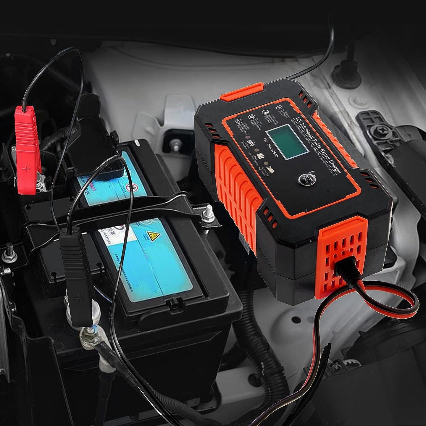 Prostownik Ładowarka do Akumulatora Automatyczny z trybem naprawy 12V 6A