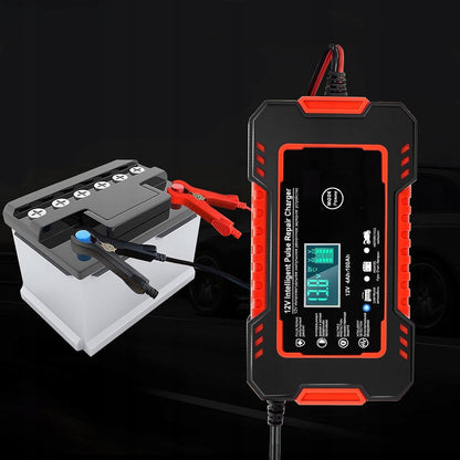 Prostownik Ładowarka do Akumulatora Automatyczny z trybem naprawy 12V 6A