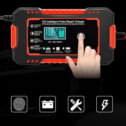 Prostownik Ładowarka do Akumulatora Automatyczny z trybem naprawy 12V 6A