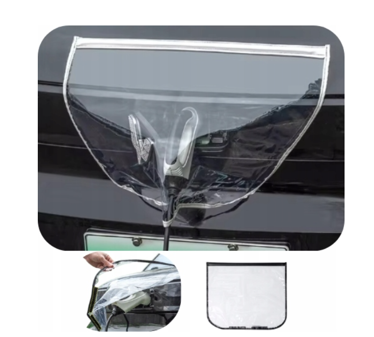 Osłona Przeciwdeszczowa Portu Ładowarki Elektrosamochodu Zabezpieczenie Drivio24