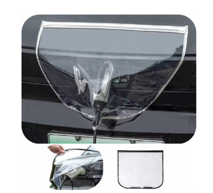 Osłona Przeciwdeszczowa Portu Ładowarki Elektrosamochodu Zabezpieczenie Drivio24