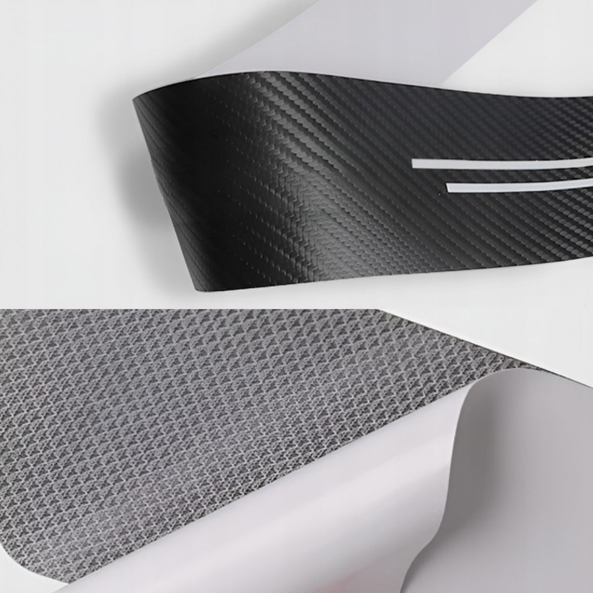 Nakładki na progi drzwi Drivio24 4 szt. carbon 3D ochrona + styl